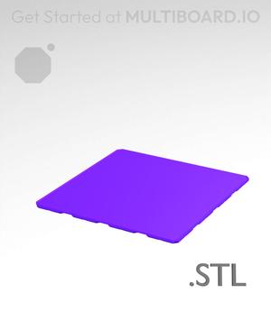 4x4x0·25 - Multibin Insert - STL Remixing File