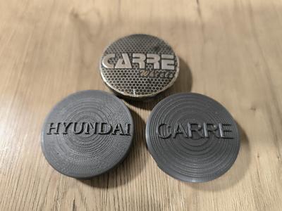 Hyundai wheel disc cap