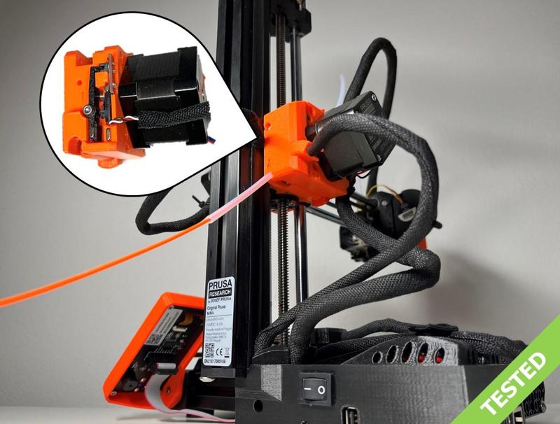 Prusa MINI+ integrated filament senzor