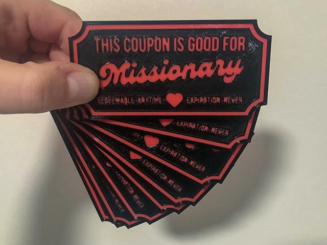 Naughty Coupons - More than 25 different variants
