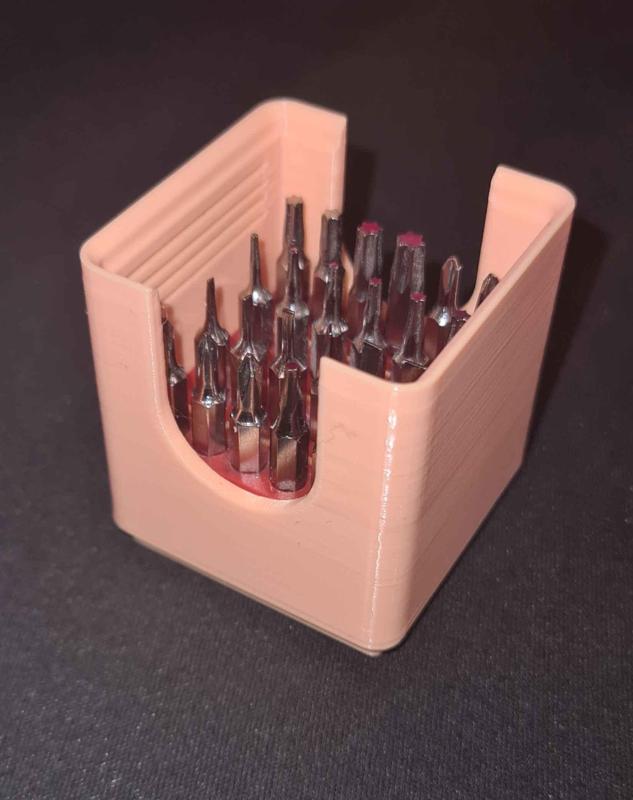 Gridfinity | Stackable Generic Screw Bit Holder