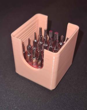 Gridfinity | Stackable Generic Screw Bit Holder