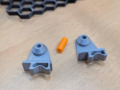 Roller support with HSW base and spacer