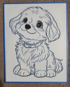 Baby Cute Dog Maltese - HueForge
