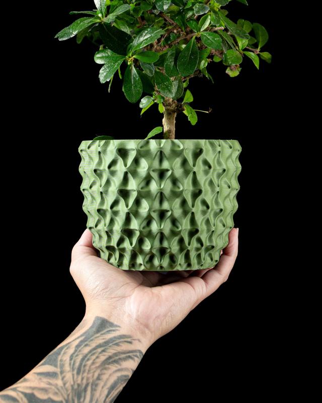 Tri-Wave Planter Pot by MODERN MACHINE