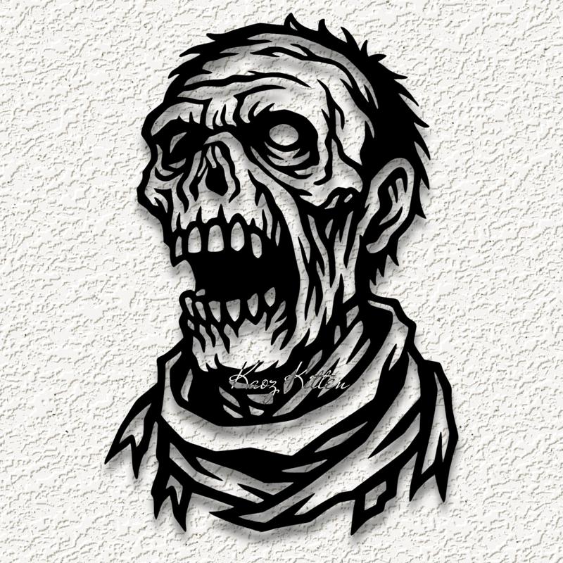 undead zombie wall art home decor