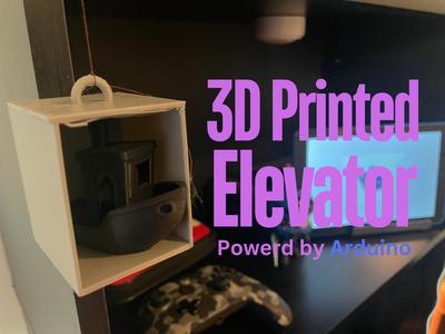 Arduino Powered 3D printed elevator