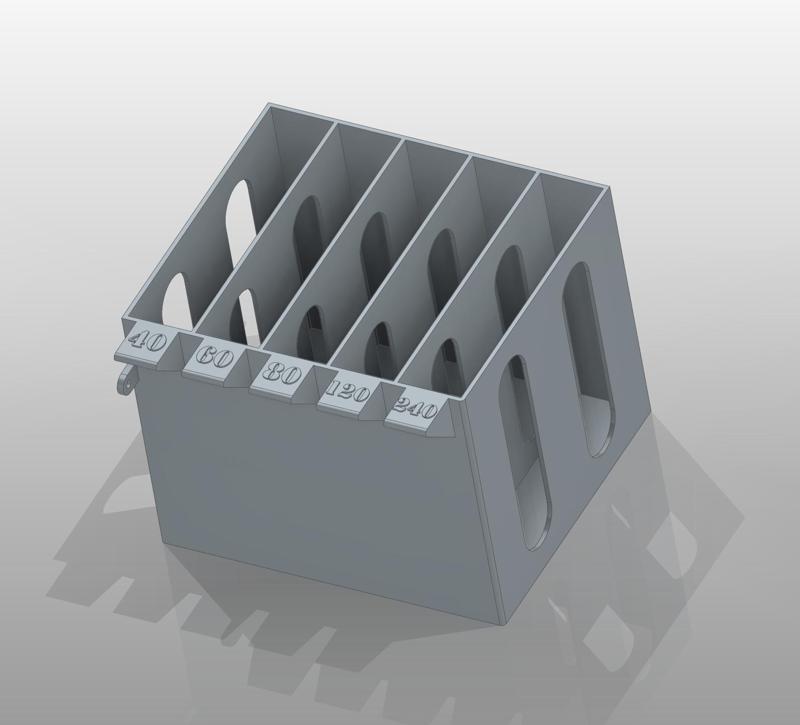 Box für Schleifteller 125mm