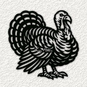 wild turkey 3 wall art home decor