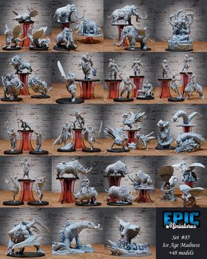 Ice Age Madness Set / Ancient Barbarian Encounter / Frost & Arctic Collection / Pre-Supported