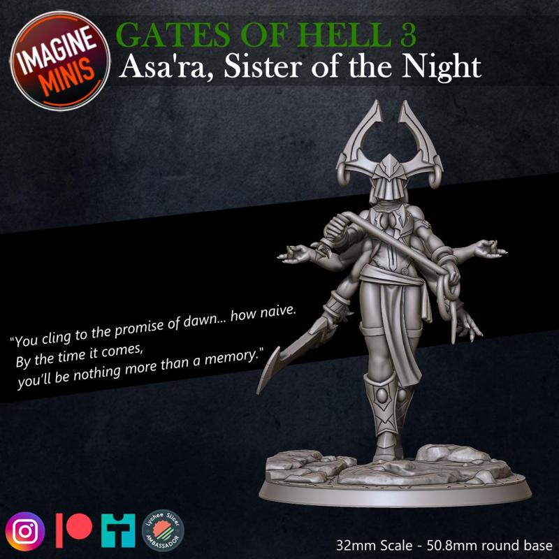 Gates of Hell 3 - Asa'ra, Sister of the Night