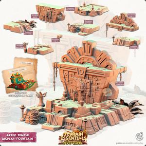 Aztec Temple Set (Pre-Supported) - Terrain Essentials | Cast n Play