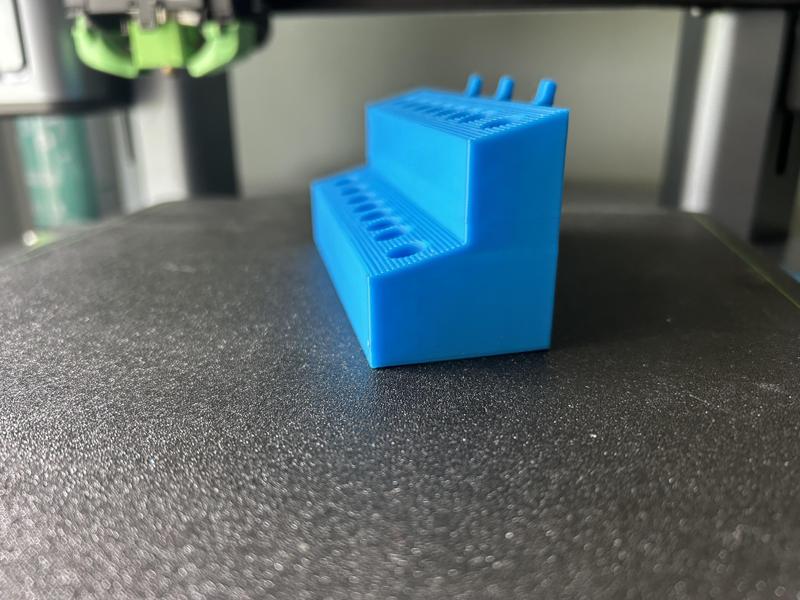 1/4" bit holder for pegboard - 16 spots