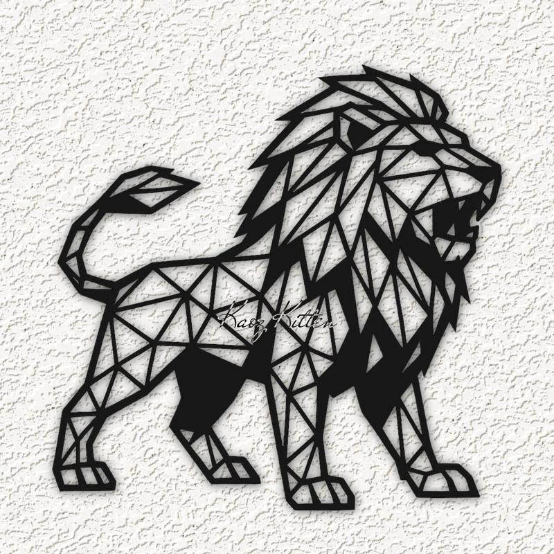 jungle lion cat 8 wall art home decor