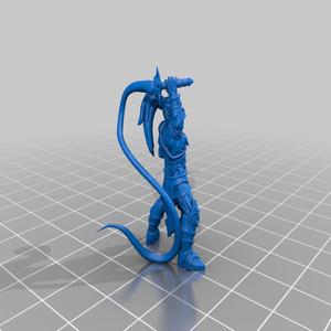Dark Eldar Drow Male with whip
