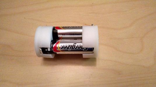3x AA to D battery adapter (no soldering required)