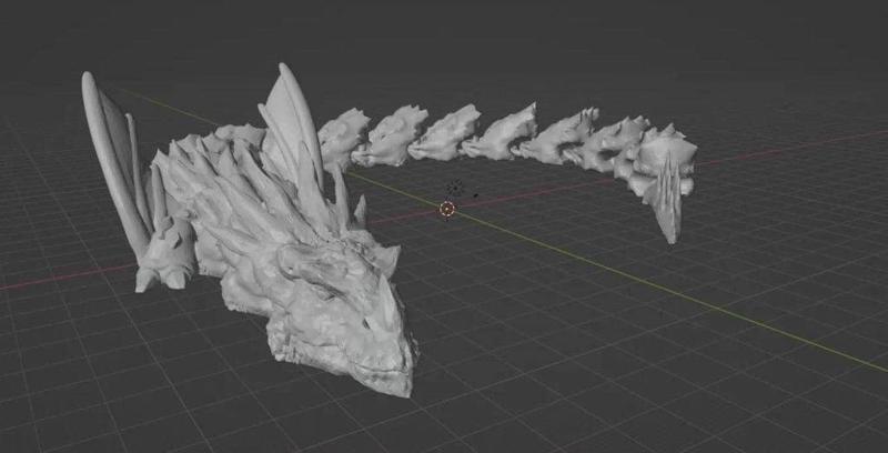 The Black Dragon; Articulated Dragon