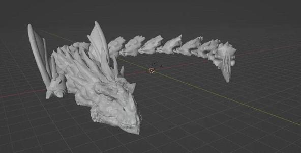 The Black Dragon; Articulated Dragon