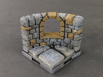 OpenForge 2.0 Dungeon Stone Curved Windows