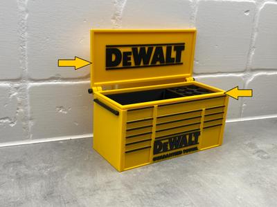 Dewalt Lid for desk toolbox pen holder organizer