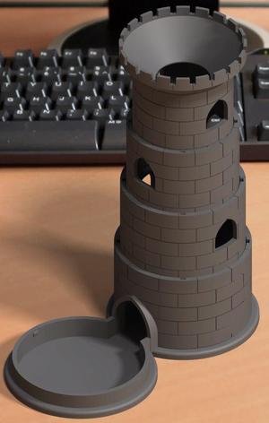 Jet another collapsible dice tower