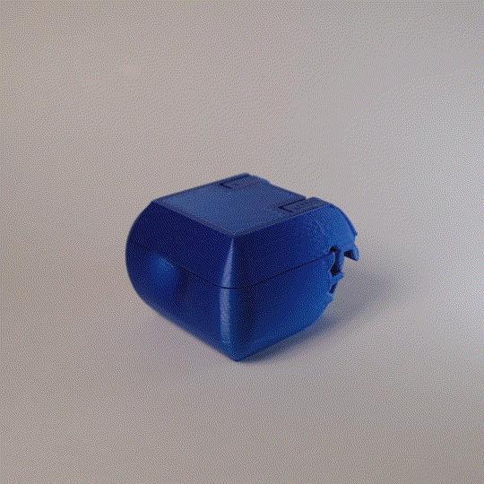 Print-in-Place Geared Hinge Box