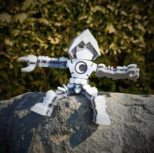 Moon Bot - Print in Place / No supports / Easy