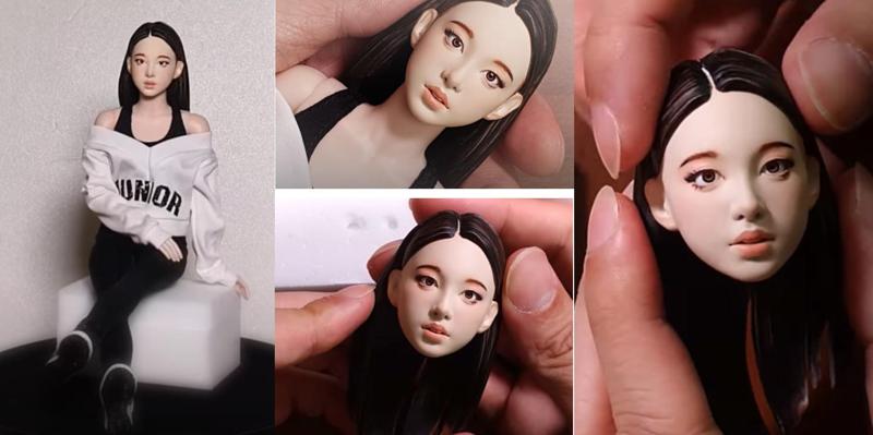 kpop female 12inch hottoys figure head 03