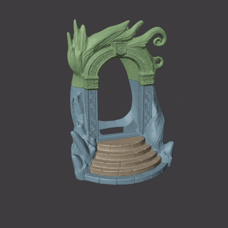 Magic Door Phone Charger - Functional - 3D print STL and 3MF file