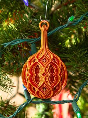 Stacked Diamond Christmas Ball