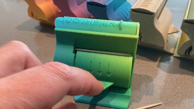 Toothpick Dispenser - Print in Place - No Supports