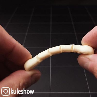 Flexible Bone keychain 🦴