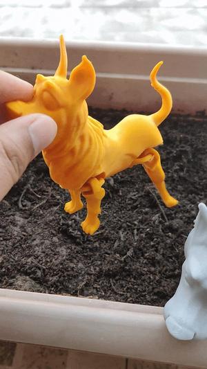 Articulated  Puppy cute dog