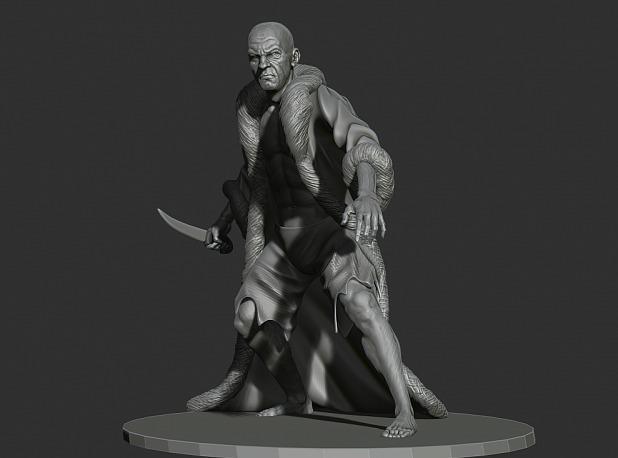Thief with furcoat