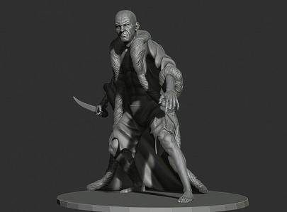 Thief with furcoat