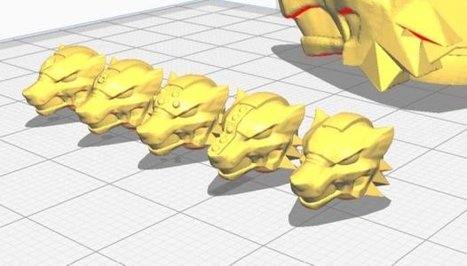 Space Wolf Marine Miniature Head