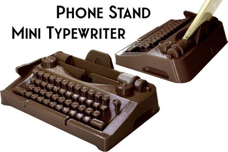Mini Typewriter - Phone Stand 