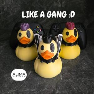 Punk Style Rubber Duck - Gaming collectible - PS5, XBOX, SWITCH