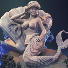 Ariel 3D Printing Figurine | Assembly