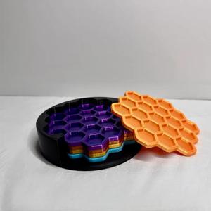 Honeycomb Coaster Set   