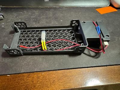 Improved Prusa XL Heat Bed Controller Cover Remix - Thermostat control & Circuit board & fan duct   