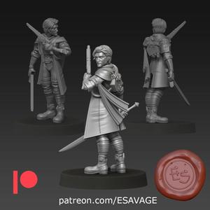 Gustave - Clair Obscur: Expedition 33 - 32mm Miniature Fanart