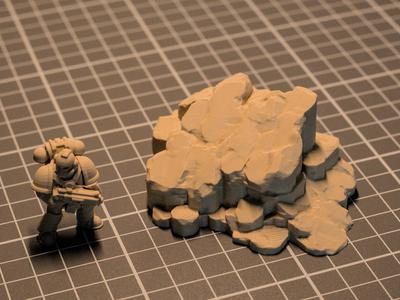Miniature Terrain - Rock #7