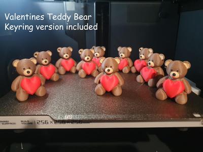 Valentines Teddy Bear - 2 Parts