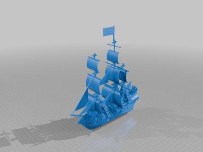 The Black Pearl - Pirates of the Caribbean - seperate STL files
