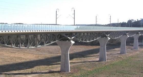 TGV viaduct Vallee de l'Arc - Ventabren - HO and N