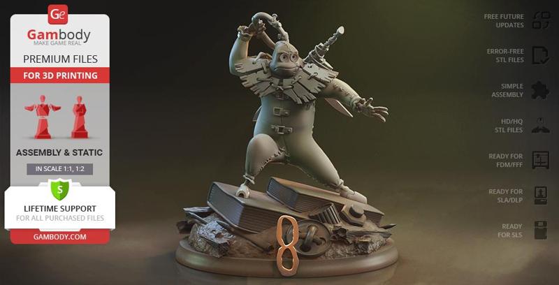 8 Stitchpunk 3D Printing Figurine | Assembly