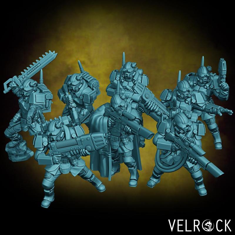 Tempest Guardsmen Elite Unit (PRESUPPORTED)