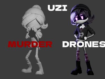 UZI-murder drones figurine