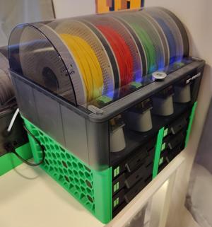 AMS Stand Remix - Bigger! Faster! And with MAGNETS! - Long drawers compatible with the original!
